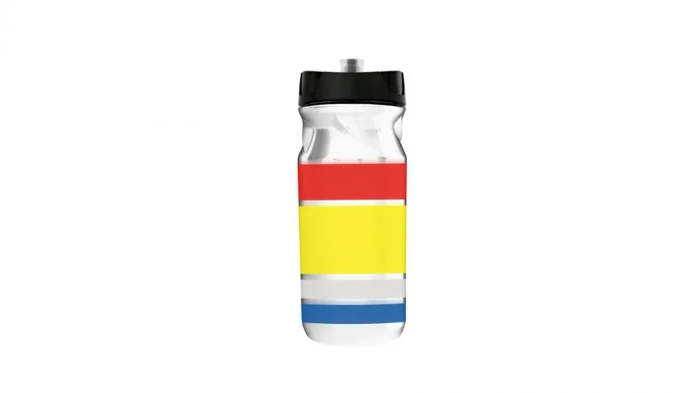 Look Pro Team Trinkflasche 650 ml, transparent, BPA-frei, ergonomisches Design, hoher Flüssigkeitsdurchfluss, breiter Flaschenhals Kostenloser Rückversand