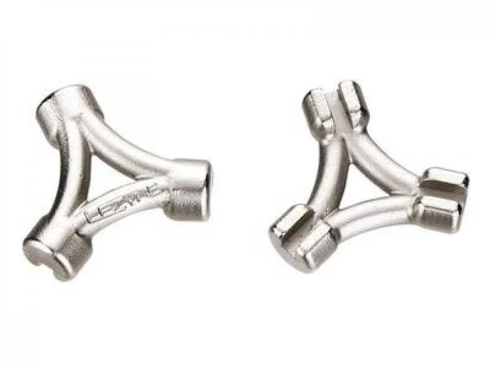 Lezyne Speichenschlüssel CNC für Standardgrößen 3.23/3.30/3.45mm silber-glänzend Preiswert