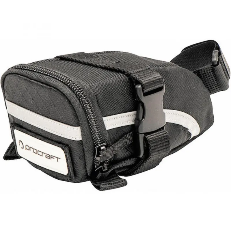 Nur Für Kurze Zeit Procraft Satteltasche Mini II 0,5 l Schwarz - kompakte Fahrrad-Werkzeugtasche mit Riemenbefestigung