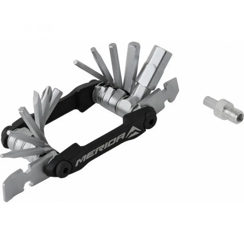 Merida Multitool 20-in-1 Werkzeug Schwarz-Grau - Kompaktes Fahrrad-Multitool mit Aluminium-Konstruktion Rabatt