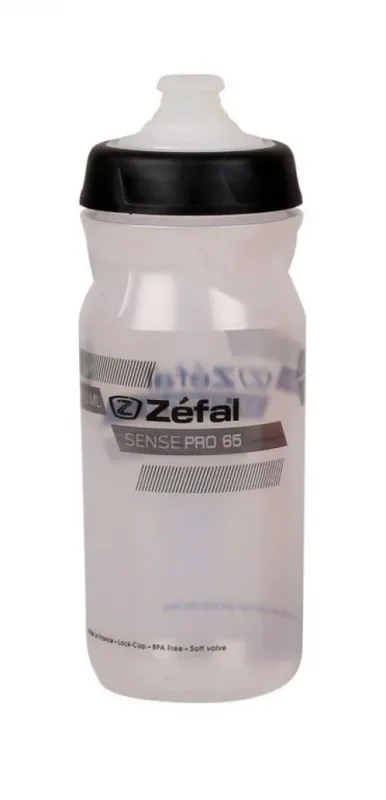Zefal Trinkflasche Sense Pro 65 650ml transparent schwarz grau Versand Am Gleichen Tag