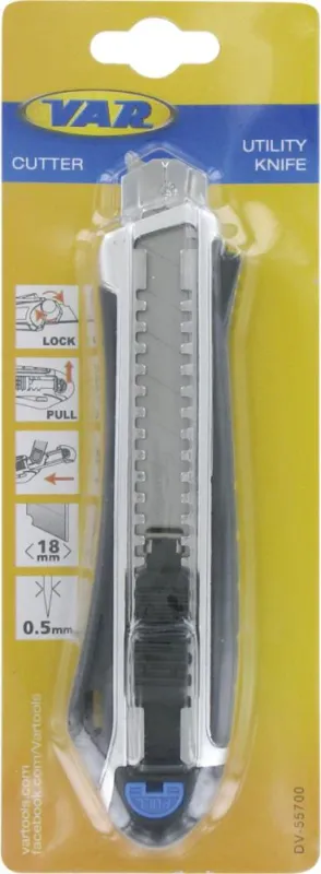 Neue Ware VAR Cuttermesser DV-55700 18 mm Klingenbreite - präzises Profi-Messer
