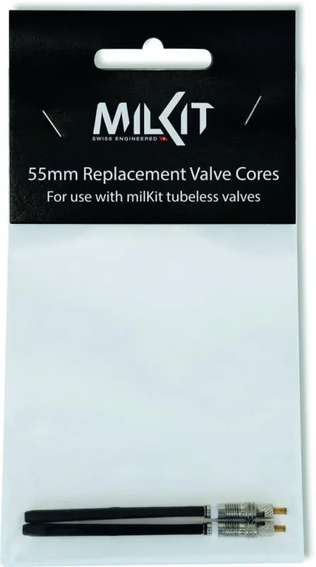 milKit DR5 Ventileinsatz Ersatz Valve Cores 55 mm - Replacement für Tubelessventile Highlight