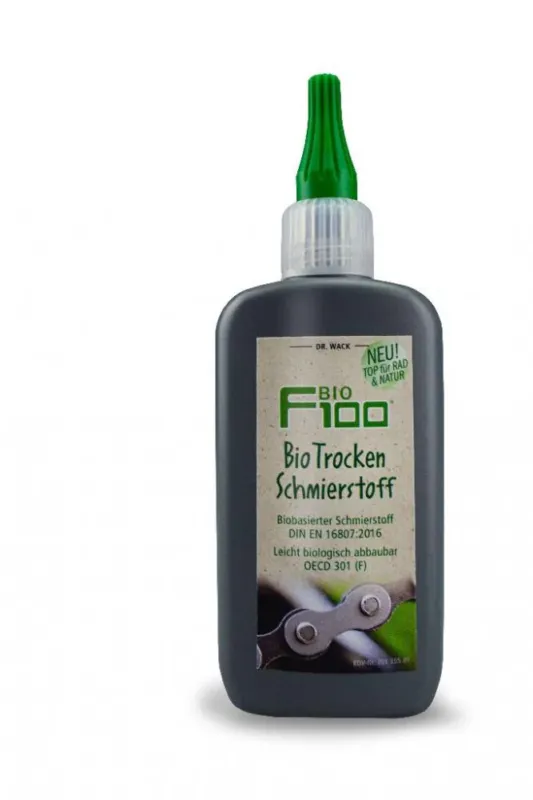 F100 Premium BIO Fahrradpflege Trocken Schmierstoff 100ml - Pflege- und Schutzspray - Schmier-/Pflegemittel Gratis Versand