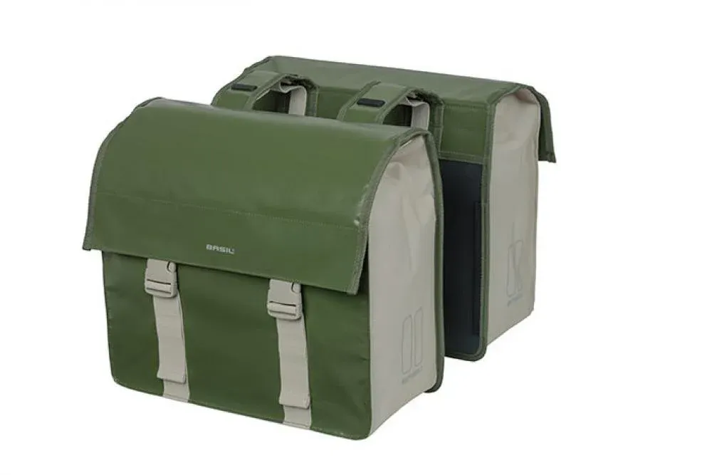 Sonderangebot Basil Doppeltasche Urban Load green 46x40x17 cm 48l - Doppelpacktasche