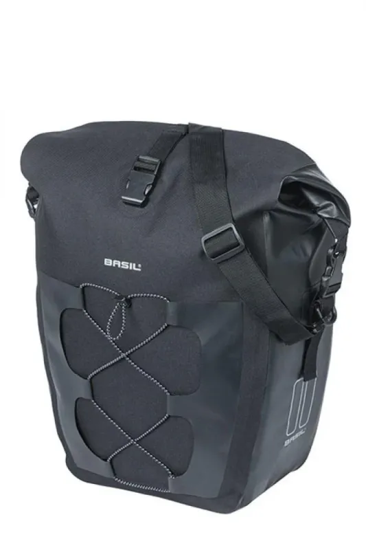 Preiswert Basil Seitentasche Navigator Waterproof Single schwarz 35x15x46 cm 31l