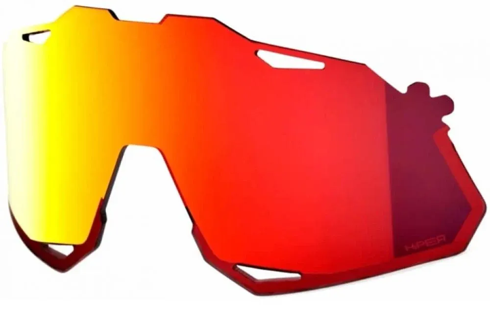 Jetzt Kaufen 100% Hypercraft XS Polycarbonat - HiPER unis red Ersatzglas - klare High-Performance-Sicht