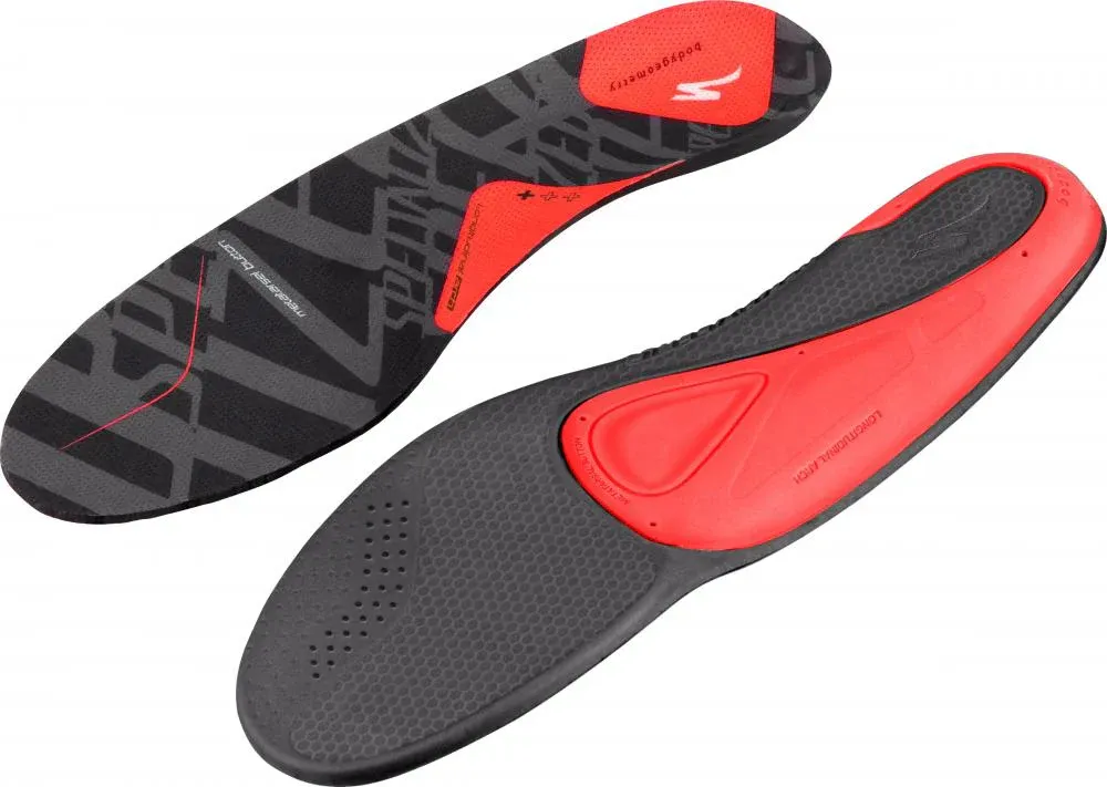 Neuheit Specialized BG SL Footbed 36-37 RED - ergonomische Body Geometry Einlegesohle