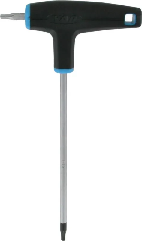 Markenprodukt VAR Innensechsrundschlüssel CL-18200 T10 (Größe T10) - ergonomischer T-Griff für präzises Arbeiten