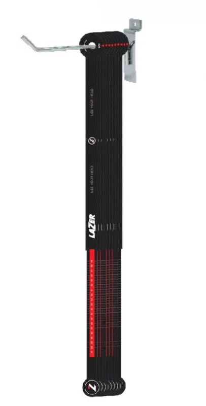 Bestpreis LAZER Kopfmaßband Set (zum Einhängen in Slatwall) Einheitsgröße - präzise Kopfumfangmessung