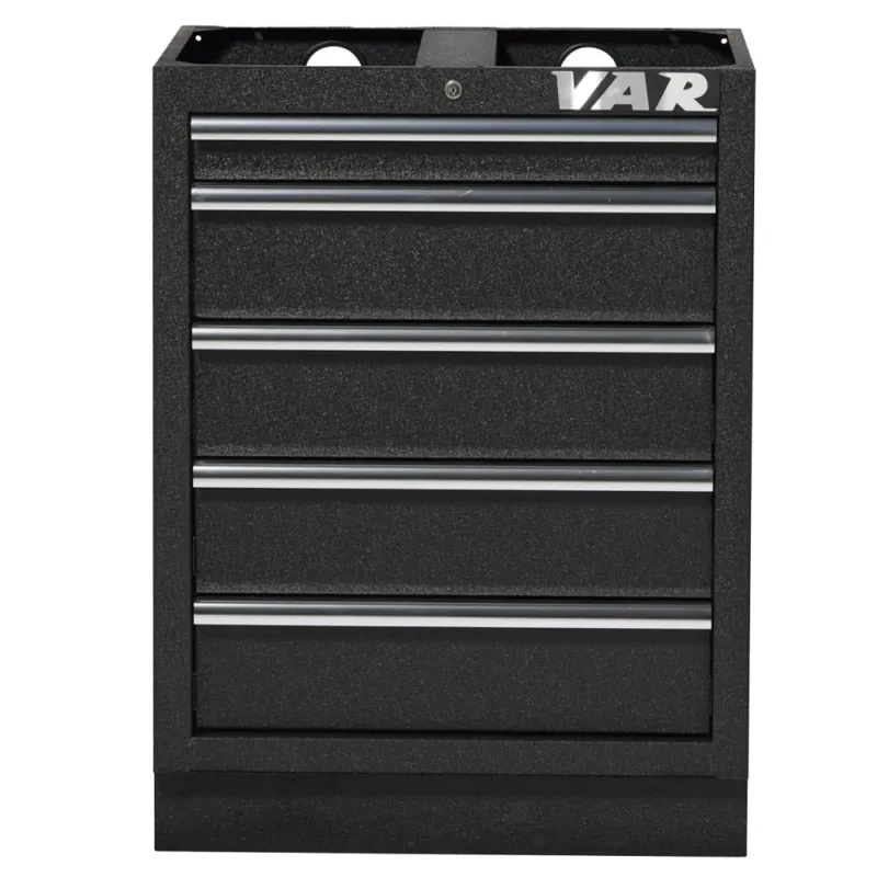Versand Am Gleichen Tag VAR Schubladenschrank MO-52604 680 x 458 Black Edition - robuster Werkstatt-Schrank mit kugelgelagerten Schubladen