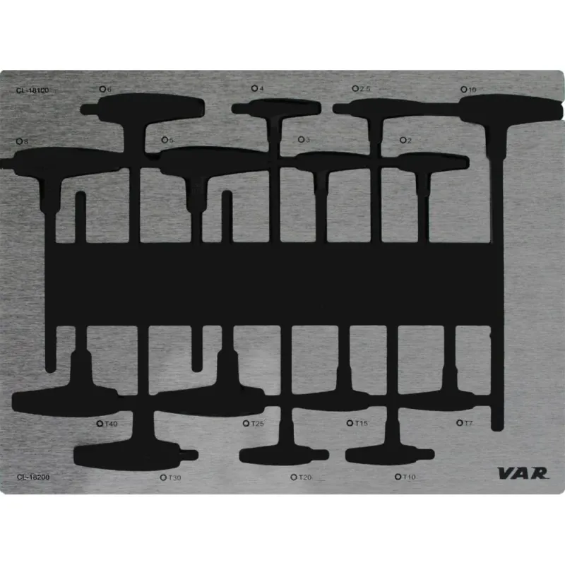 VAR Schubladeneinsatz MO-52401 für Werkzeugwagen 560 x 390 mm - perfekte Werkzeugorganisation Neue Ware
