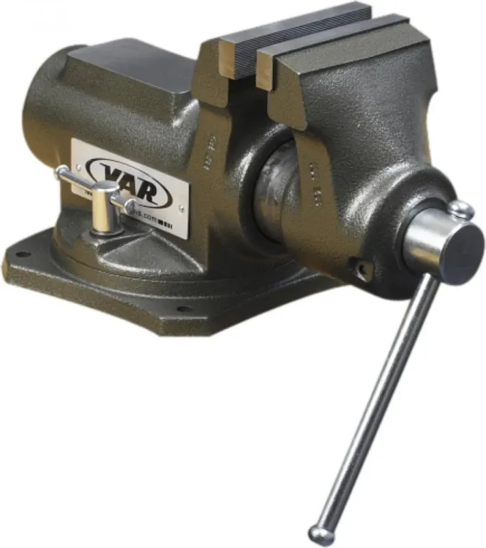 VAR Schraubstock DV-09000 100 mm - robuster Werkbankschraubstock für präzises Spannen Must-Have