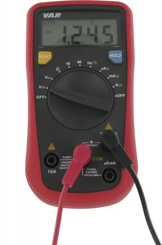 VAR Digital Multimeter DV-71600 kompakt - präzises Messgerät für E-Bike & Werkstatt Direkt Vom Hersteller