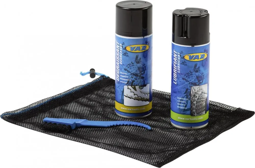 VAR Reinigungsset Antrieb NL-74500 Setgröße 3-teilig - gründliche Pflege für den Fahrrad-Antrieb Top-Angebot