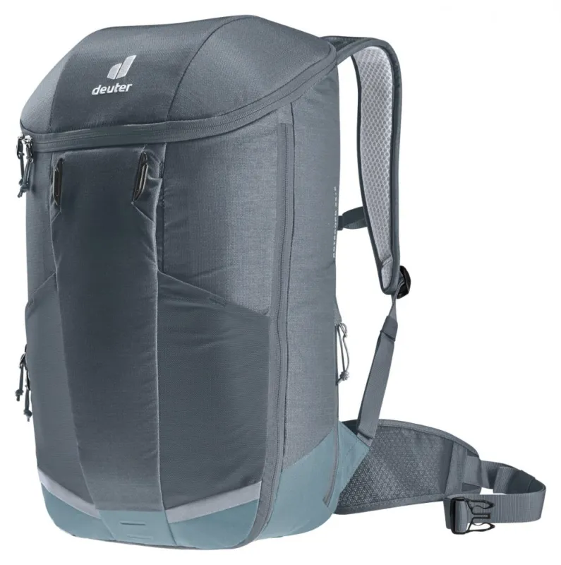 Wochenendangebot Deuter Rotsoord 25+5 Fahrradrucksack Graphite-Shale - Pendlerrucksack mit Helmhalterung