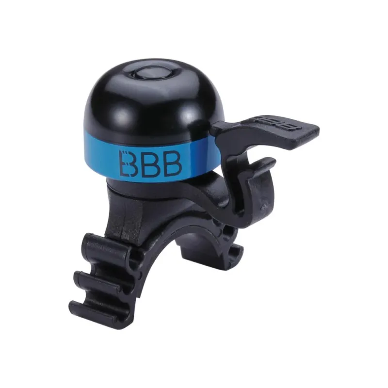 BBB Cycling BBB Klingel minibell schwarz/blau One Size schwarz - leichte Fahrradklingel Top-Seller