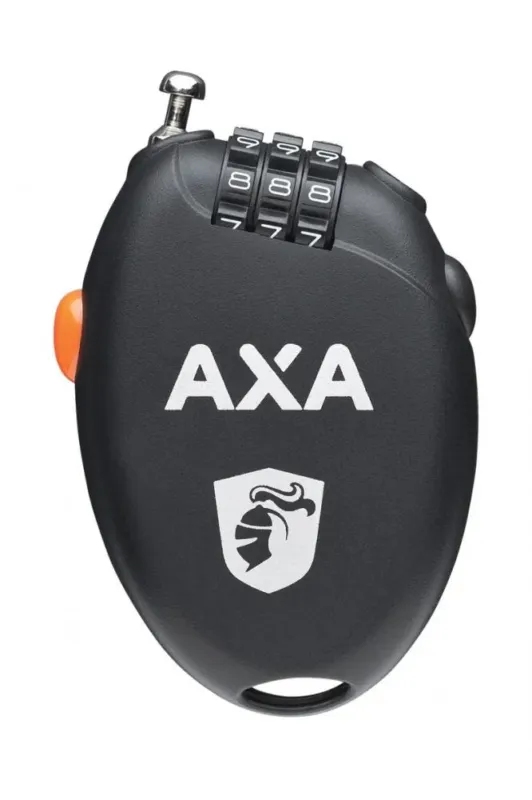 Nur Heute AXA Kabelschloss Roll 75 - Kompaktes Zahlenschloss 75cm für Fahrrad & E-Bike