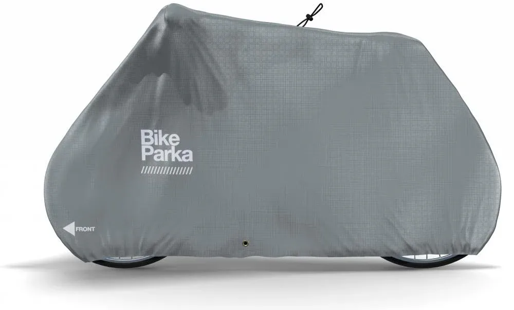 BikeParka Fahrradabdeckung STASH Grey - robuster Wetterschutz für Ihr Fahrrad Sonderaktion
