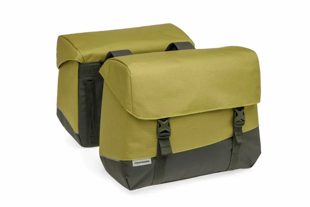 New Looxs Doppelpacktasche Oslo Joli Olive/Yellow Olive - viel Stauraum für Alltag und Tour Top-Angebot
