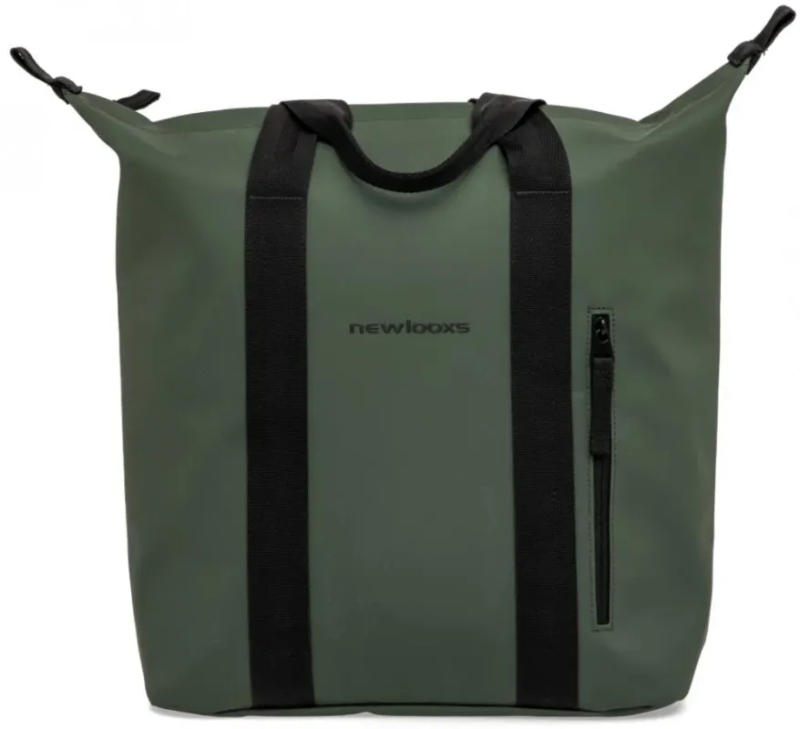 Billig New Looxs Odense Kota Green Green - praktische Fahrrad-Einkaufstasche
