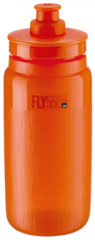 Top-Seller ELITE Trinkflasche Fly Tex Orange clear 550 ml - ultraleichte Sport-Trinkflasche
