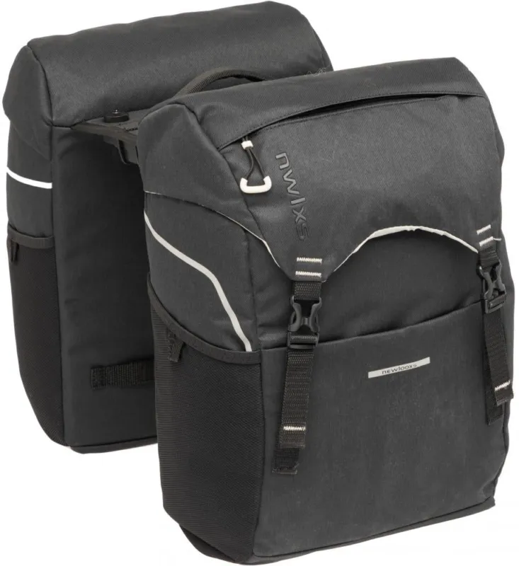New Looxs Doppelpacktasche Sports Racktime 2.0 Black 2x 16 l Black - sportliche Gepäckträgertasche Solange Der Vorrat Reicht