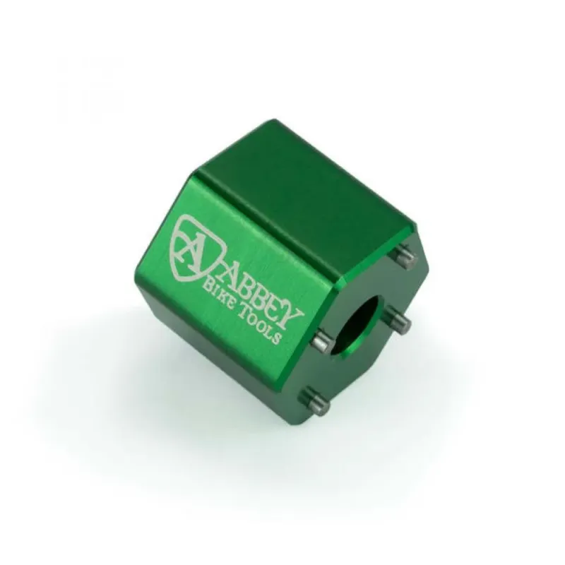 Abbey Tools Werkzeug für SRAM DUB Staubschutzkappe 3/8" Vierkant Grün - sicheres Lösen der Kappe Neuheit