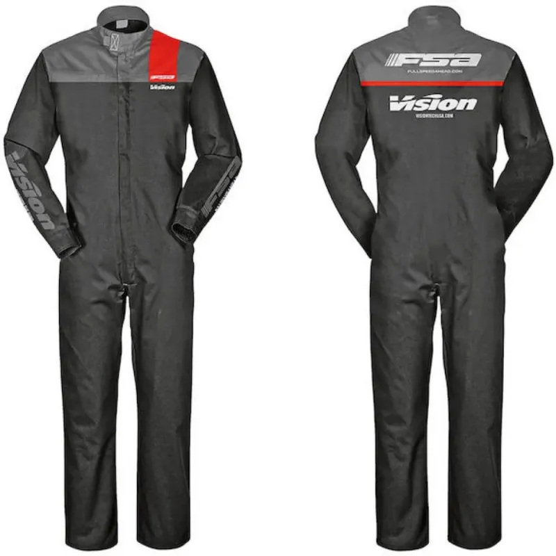 FSA Mechanikeroverall FSA/VISION anthrazit Gr. L Schwarz - robuster Profi-Overall Preis Gesenkt