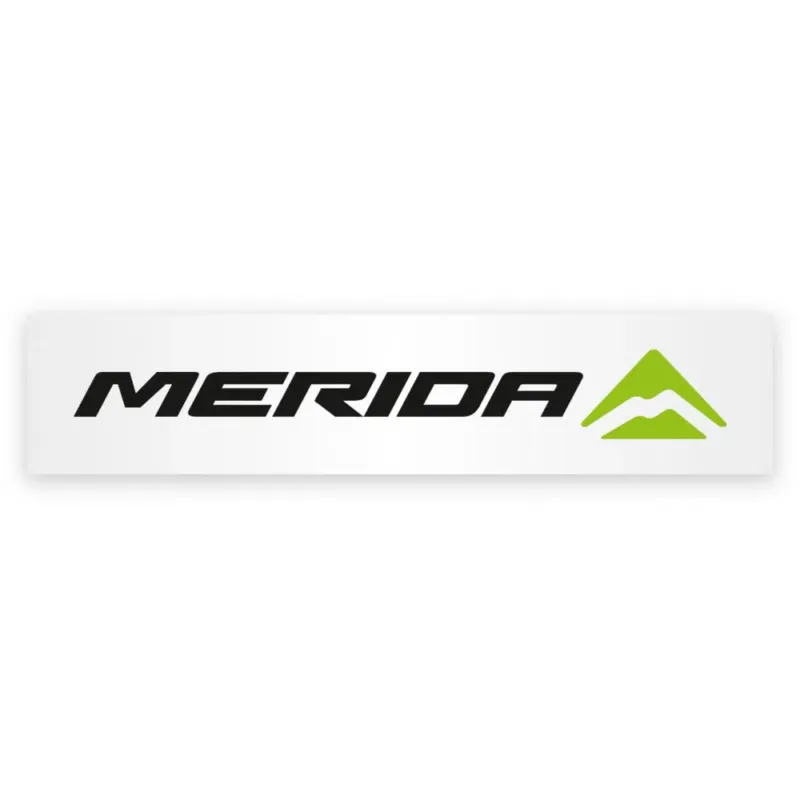 Top-Angebot Merida Aufkleber MERIDA Logo transparent 70 x 15 mm Transparent - dezente Markenakzentuierung