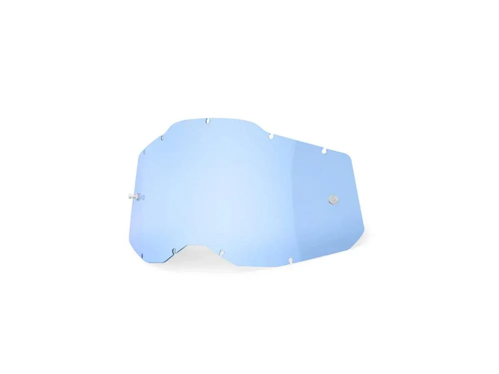 100% Gen 2 Replacement lens unis blue - klare Sicht für deine MX-/MTB-Brille Preisknaller