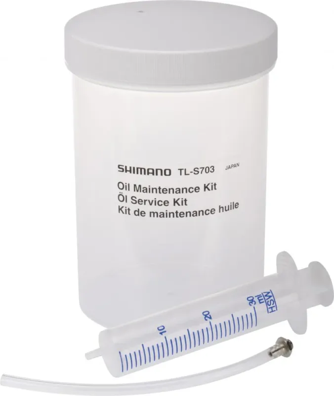 SHIMANO TL-S703 BEHÄLT.+SPRITZE ALFINE Wartung-Set - Servicekit für Alfine Hydrauliksysteme Saisonangebot