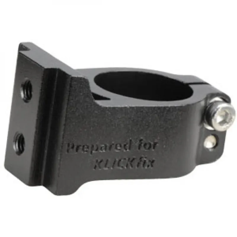 KLICKfix Montagesockel A-HEAD Adapter für Fahrradlenker - Aluminium Halterung für Lenkertaschen - Adaptersockel Nur Für Kurze Zeit