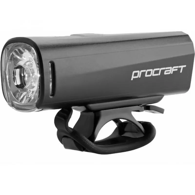 Preisreduziert Procraft Frontlicht Allround Advanced StVZO 50 Lux Schwarz - starke Fahrradbeleuchtung