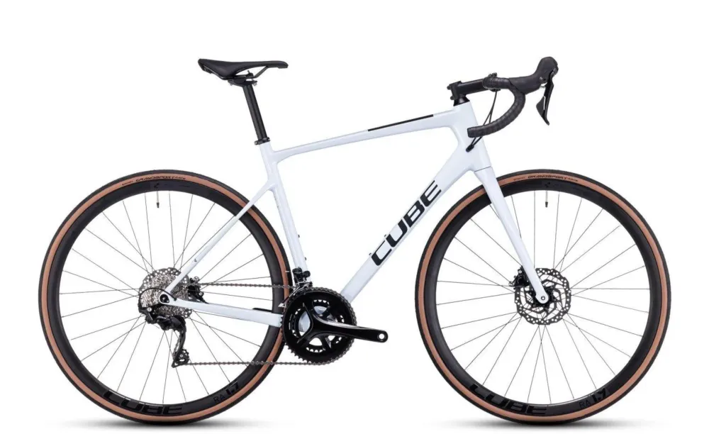 Cube Attain GTC Race flashwhite´n´black - 50 cm Echt