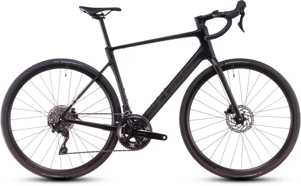 Cube Attain C:62 Race blackline 2025 - 53 cm Kostenloser Rückversand