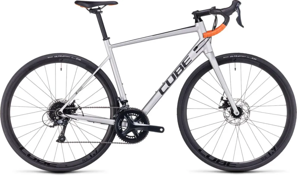 Cube Attain Pro silver´n´orange - 47 cm Super-Preis