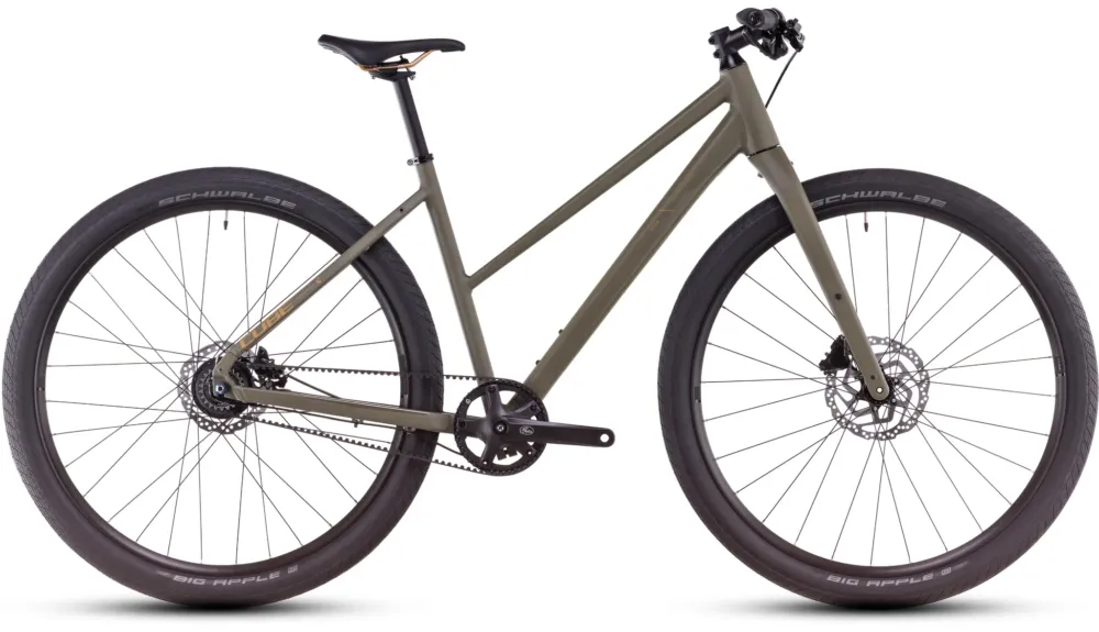 Neu Im Sortiment Cube Hyde Pro dustyolive´n´gold Trapez 2025 - 46 cm