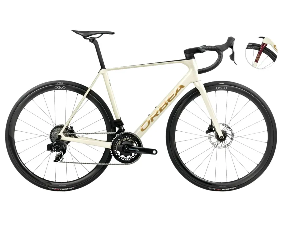 Orbea ORCA M21eTEAM PWR White - Burgundy - Vulcano 2025 - 51 cm Kostenloser Versand