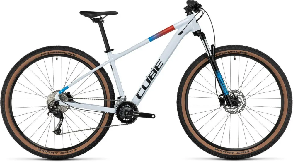 Schnäppchen Cube Aim SLX white´n´blue´n´red - 2XL