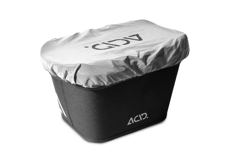 Ausverkauf Acid Rain Cover für Lenkerkorb CITY 15 - grey reflective