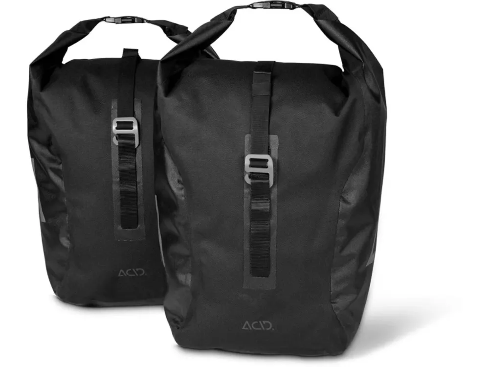 Ausverkauf Cube 19 Acid Fahrradtasche TRAVLR 20/2 - black / 20 L