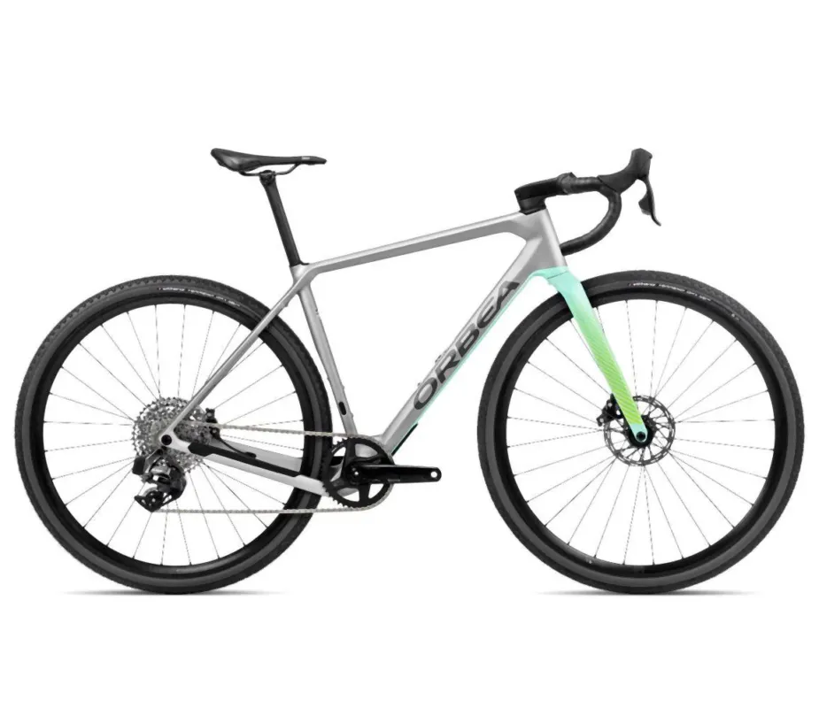 Orbea TERRA M31eTEAM 1X Stone Silver-Ice Green - M Saisonangebot