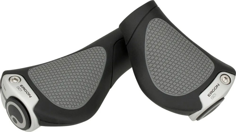 Gratis Versand Ergon GC1 Lenkergriffe für Drehgriffschalter einseitig - black | 130 mm / 95 mm