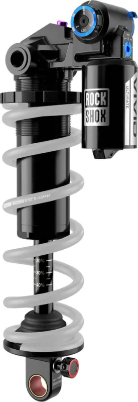 Markenprodukt RockShox Vivid Coil Ultimate RC2T Trunnion Dämpfer - black | 205 mm x 62,5 mm