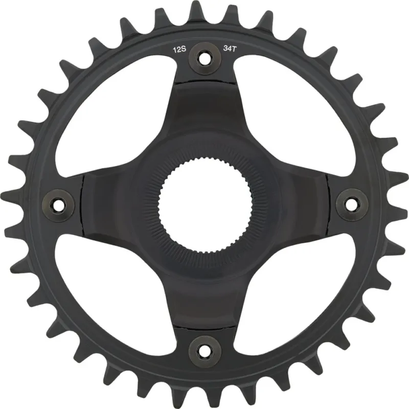 Shimano STEPS Kettenblatt FC-E8000 12-fach 53 mm Kettenlinie (SM-CRE80-12-B) - schwarz | 38 Z Preis Gesenkt