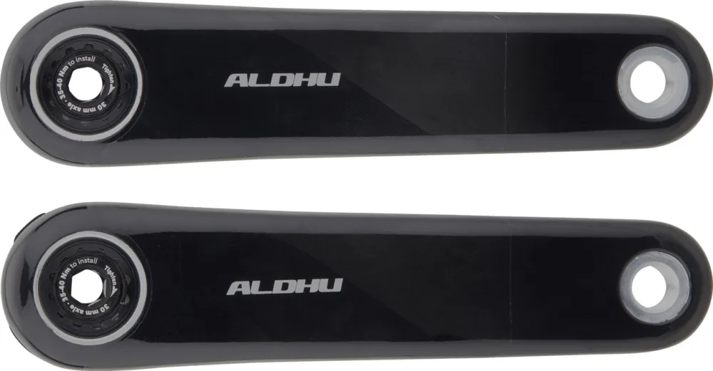 Rotor INspider ALDHU Carbon Powermeter Kurbelgarnitur - schwarz | 170,0 mm | 36-52 Top-Preis