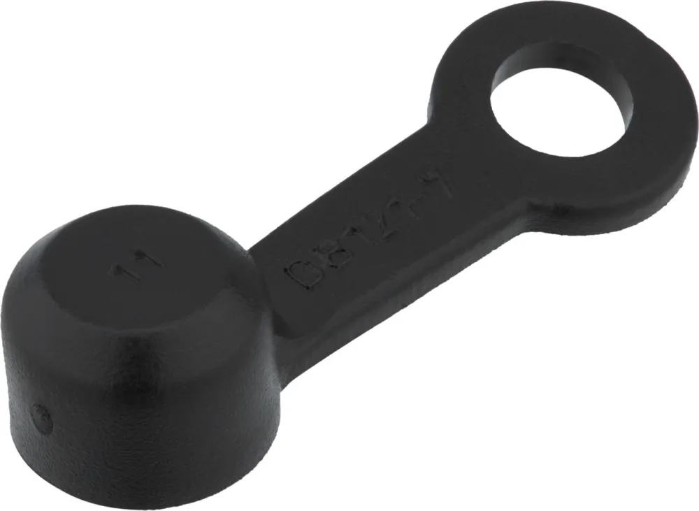Kostenloser Rückversand Hope Abdeckgummi mit Lasche für Entlüftungsnippel - black