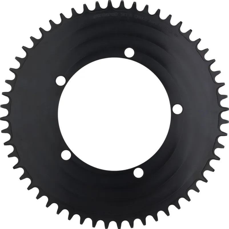Angebot Garbaruk Kettenblatt Aero Round 5-Arm 130 mm Lochkreis - black | 56 Z