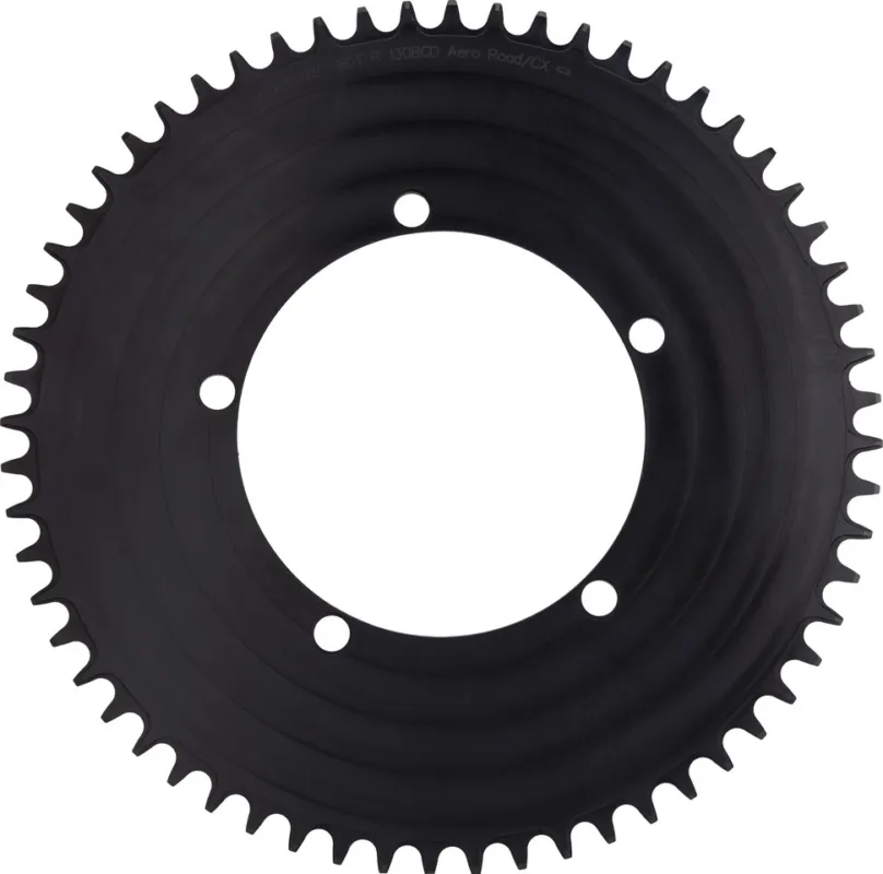 Preiswert Garbaruk Kettenblatt Aero Round 5-Arm 130 mm Lochkreis - black | 60 Z